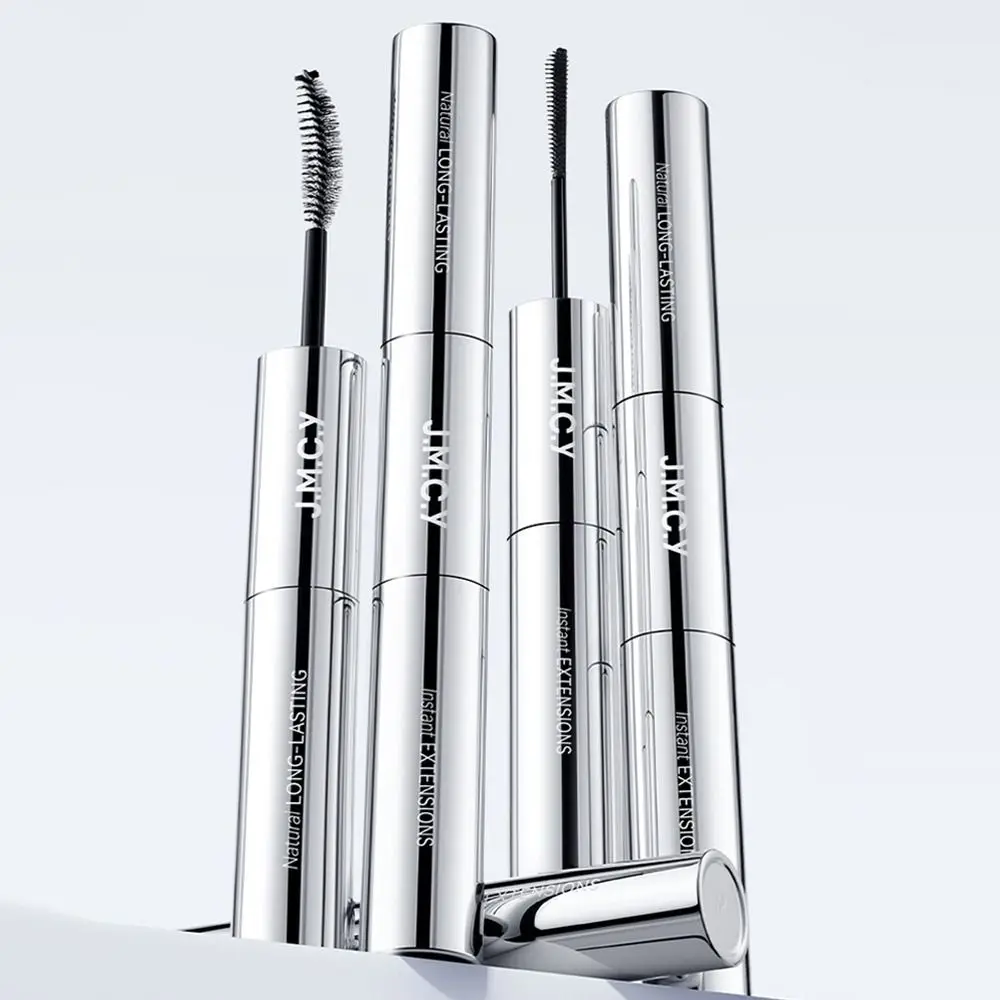 Rímel de cabeça dupla com alongamento natural, efeito curvador, retenção de longa duração, à prova d'água, primer à prova de manchas, maquiagem diária