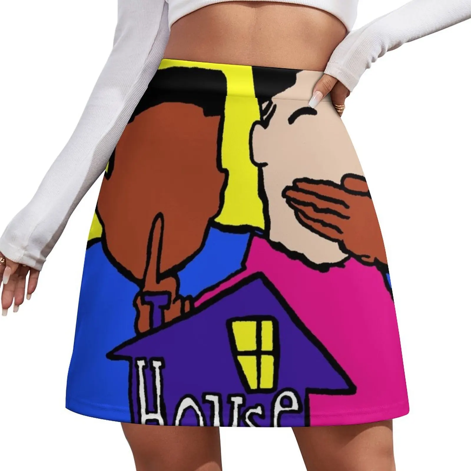 

Welcome to my HOUSE PARTY Mini Skirt skirts Skirt satin Korean clothing outfit korean style Mini Skirt