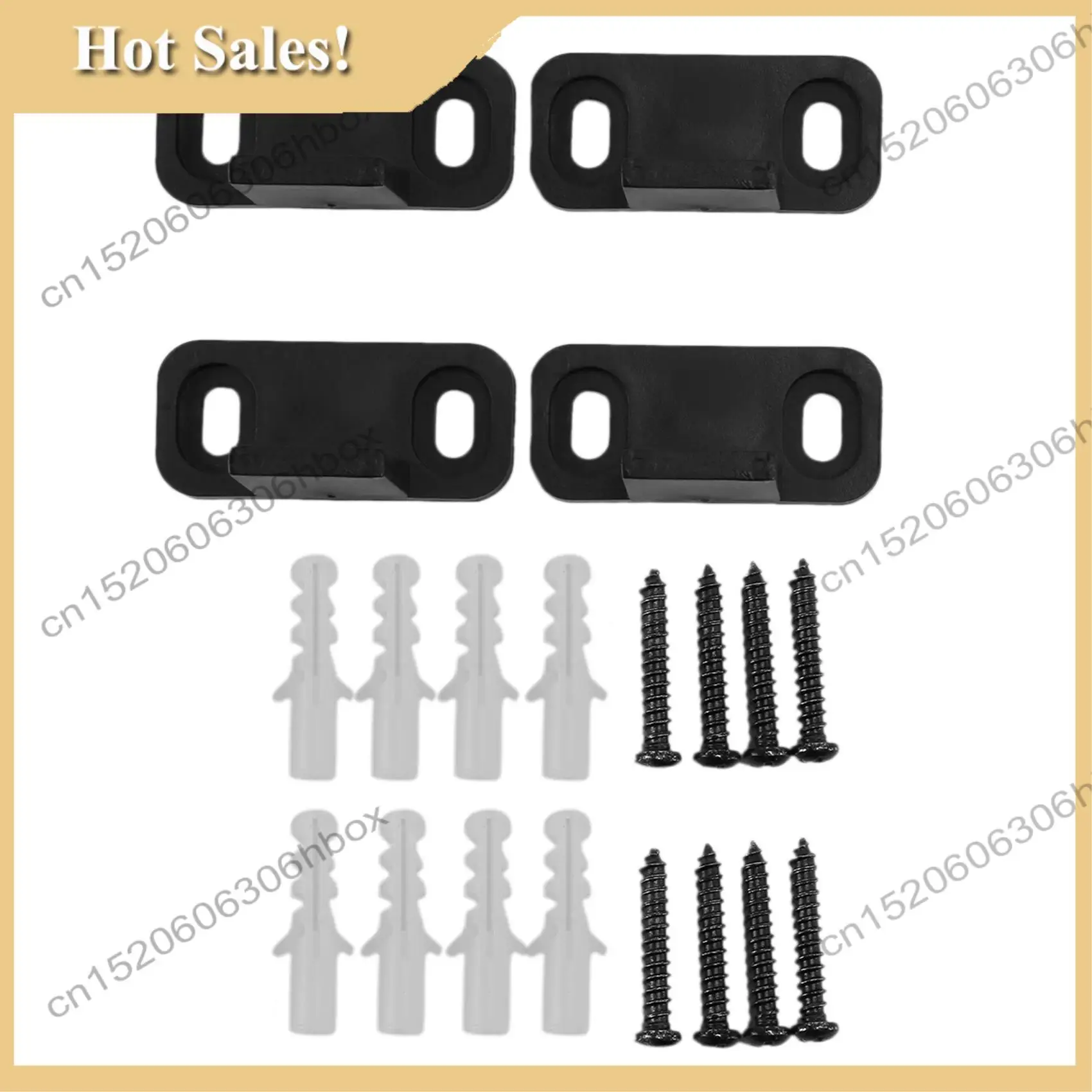 

-HOPE 2 Set Sliding Barn Door Floor Guide Bottom Adjustable Dual Clip Floor Mounted Guide Hardware