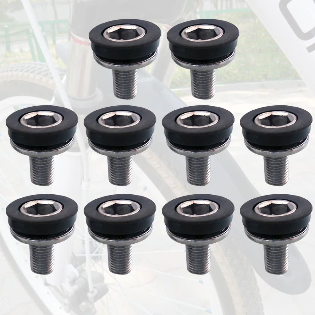 

M8 Hexagon Square Hole Waterproof Screw Crank Arm Fixing Bike Screws Socket Head Stainless Long Life Anti Dust Mud