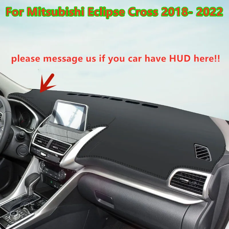 

Для Mitsubishi Eclipse Cross 2018-22 кожаный чехол для приборной панели защитный коврик для приборной панели