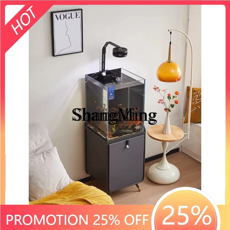 

CL iving room small water-free self-circulation TV cabinet next to floor-to-ceiling bottom filter integrated