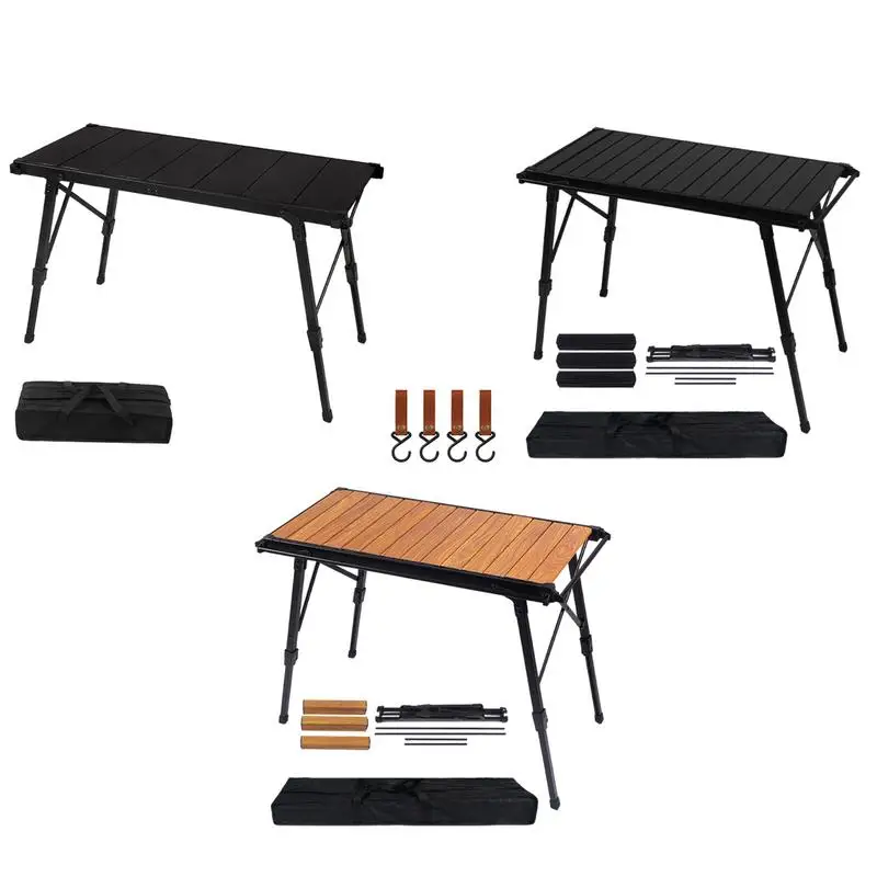 

IGT Tacticals Camping Table Spliceable Portable Folding Table Outdoor Camping BBQ Grill Table Multifunction Picnic Stove Table