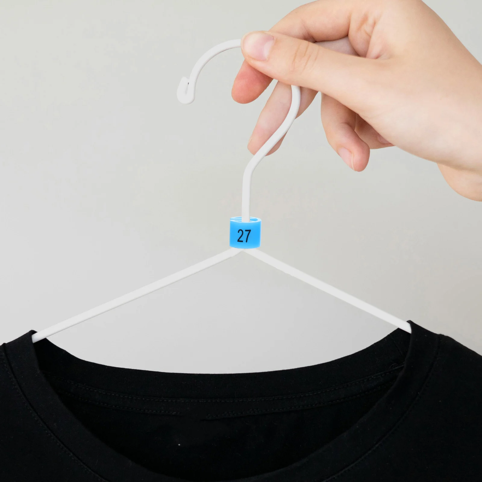 

Size Display Board Clothing Tag Clothes Label Rings Rack Sign Holder Apparel Hanger Clips Hangers