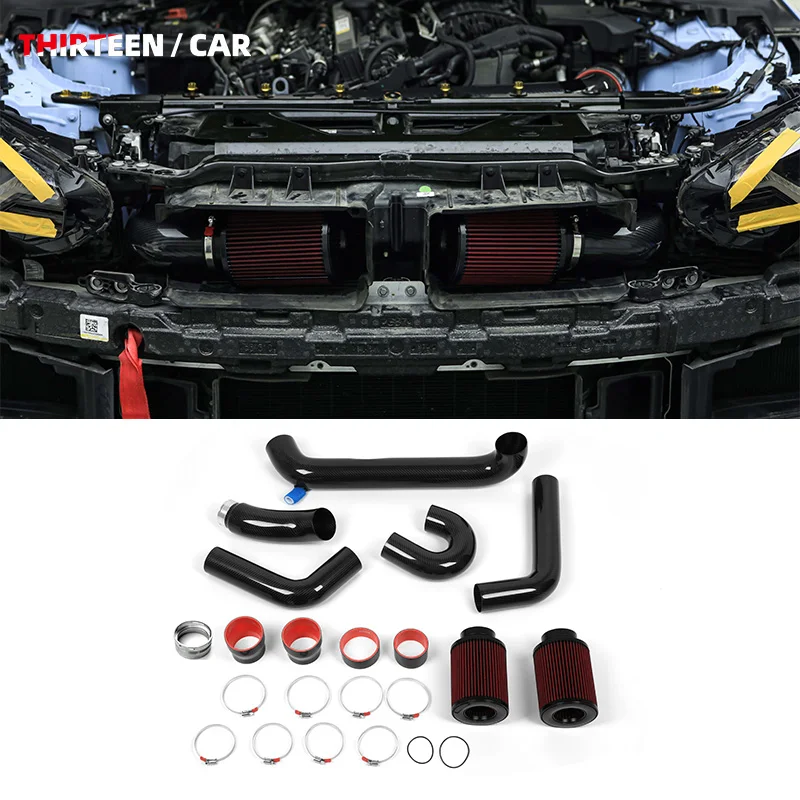 S58 Front mounted air intake dry carbon Fiber for BMW M2 M3 M4 G80 G82 G87 S58