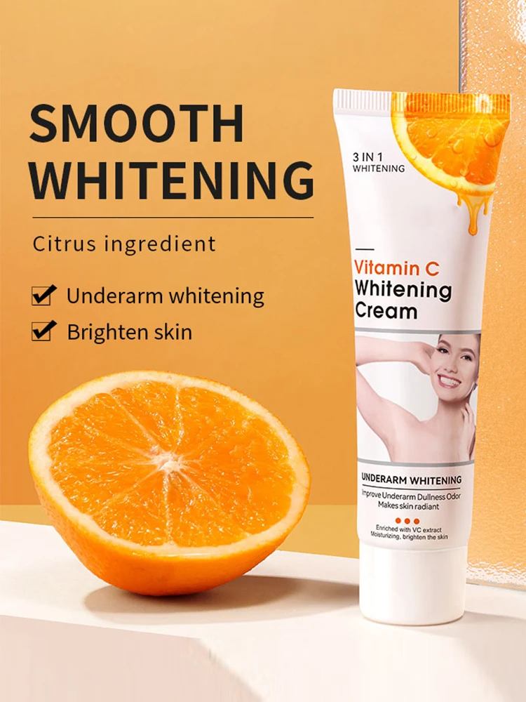 Vitamin C Glow Recipe Skincare Whitening Lightening Melanin Remover Facial Cream Face Cleaning Brightening Cream For Pure Skin