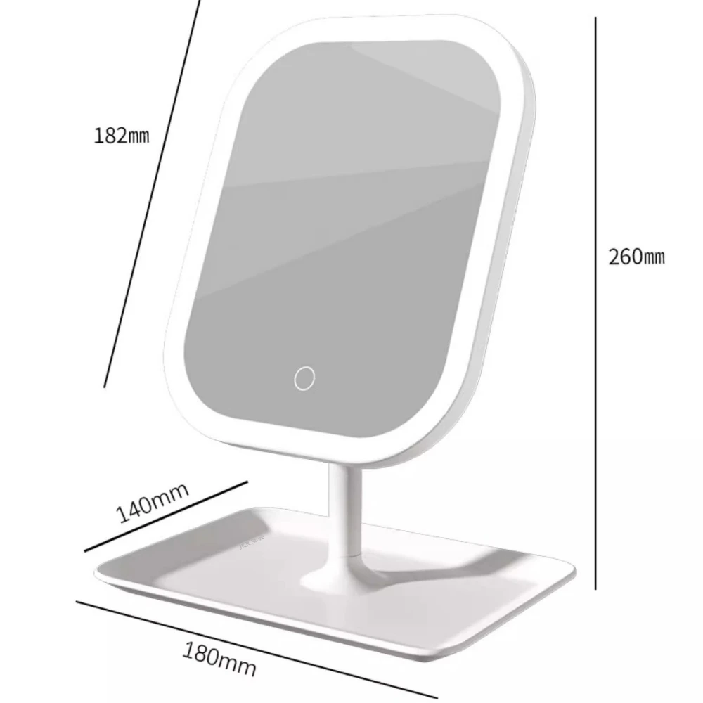 Женское косметическое зеркало для спальни, зеркала для макияжа, нишевое современное настольное косметическое зеркало, настенный столик, декоративный светильник для ванной комнаты, светодиодный светильник для дома