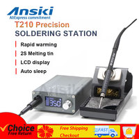 OSS T210 Precision Solder Station LCD display with C210 Tip 2S Rapid warming for JBC Precision  Electronics Welding Repair Tools