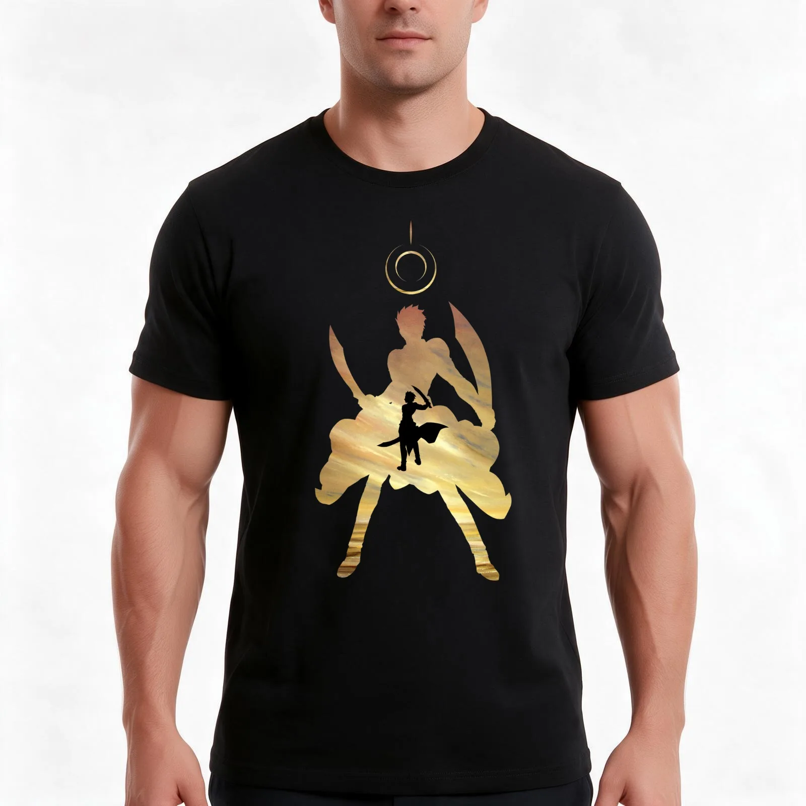 Archer - Fate Stay Night T-Shirt, Summer Casual Cotton Tee, Oversized Streetwear Tops, Vintage Graphic Print, Unisex Men Women