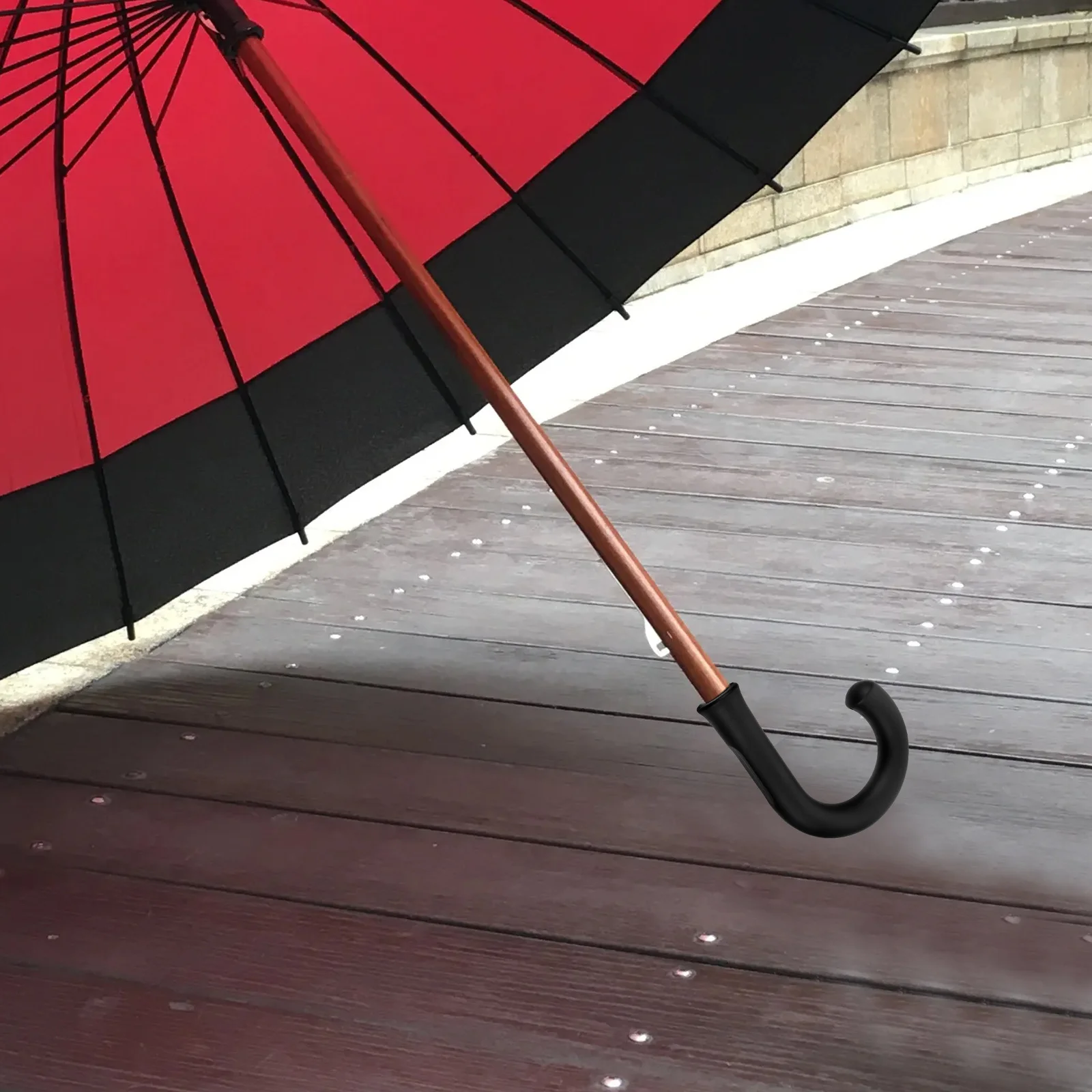 

Handle Replacement Sturdy Grip For Folding Rain Umbrella Compact Uv Protection Handle Daily Use Travel Umbrella Grip