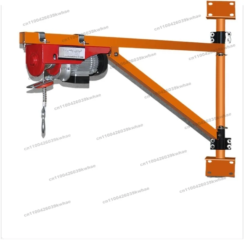 For Miniature Electric Hoist 220V Wall Crane Household Small Lifting Crane Column Bracket