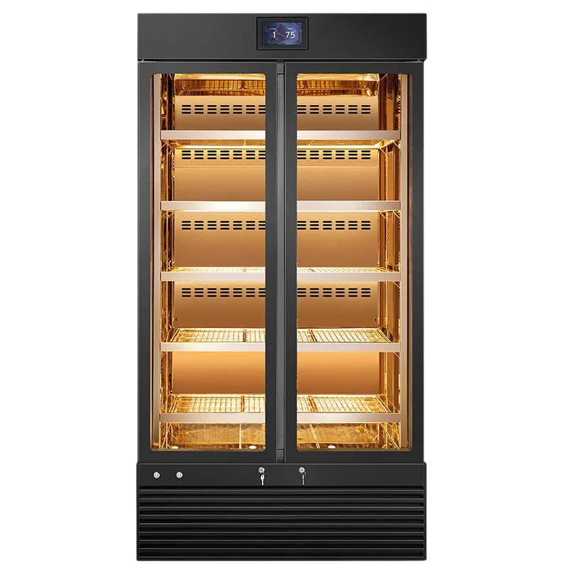 Beef cooked cabinet Dry Wagyu beef acid cabinet Western barbecue cabinet Refrigerated constant temperature frozen deep sea fish