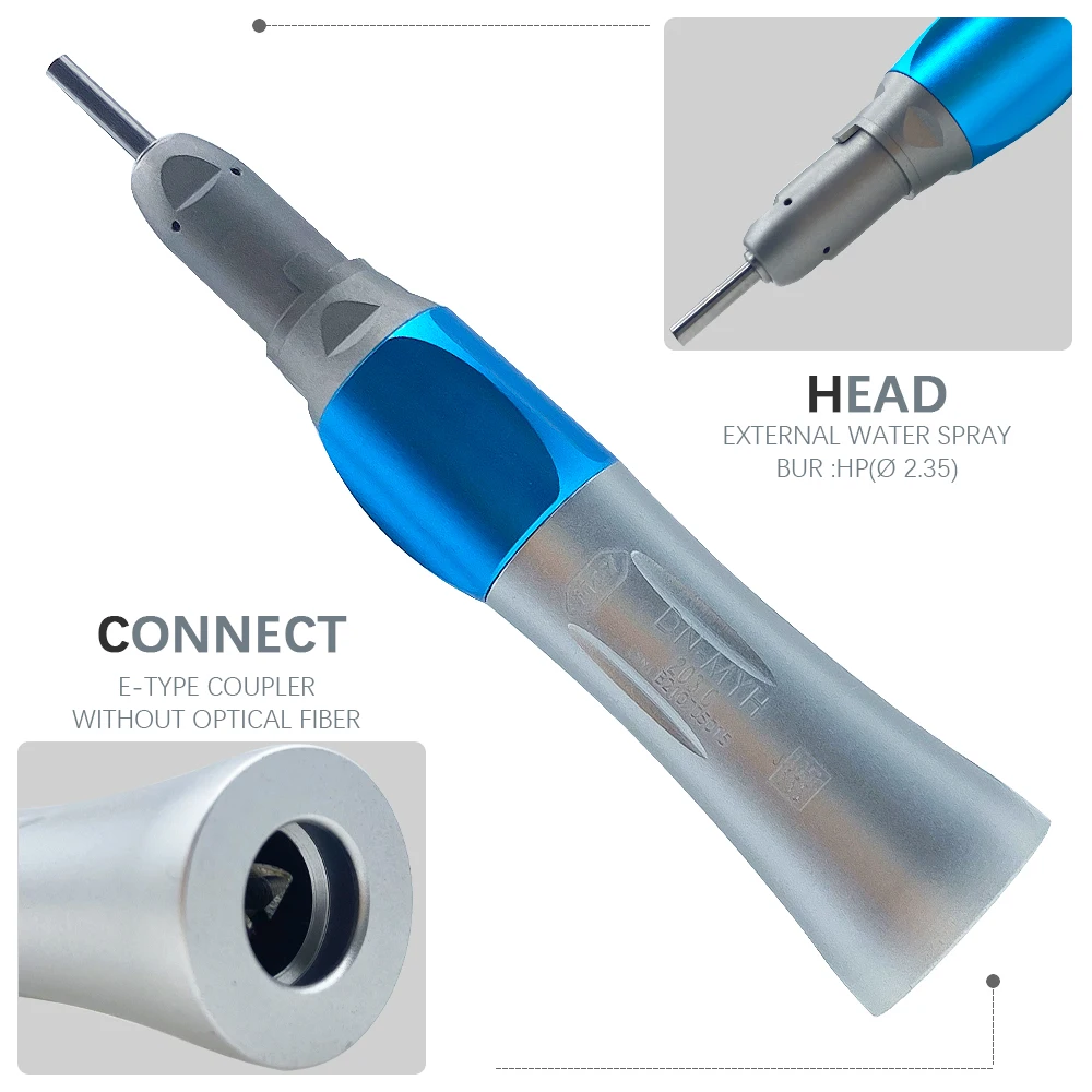 M&Y Dental Low Speed Handpiece Air Turbine Handpiece Straight Contra Angle handpiece Air Motor2/4Holes polish tools