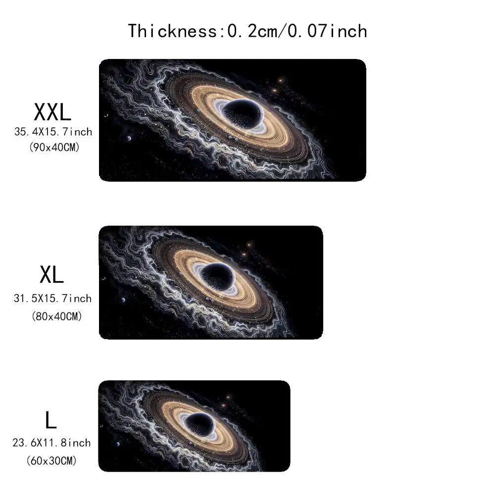 

Mouse Pad Oversized lock edge mouse pad for gaming computer keyboard and desk