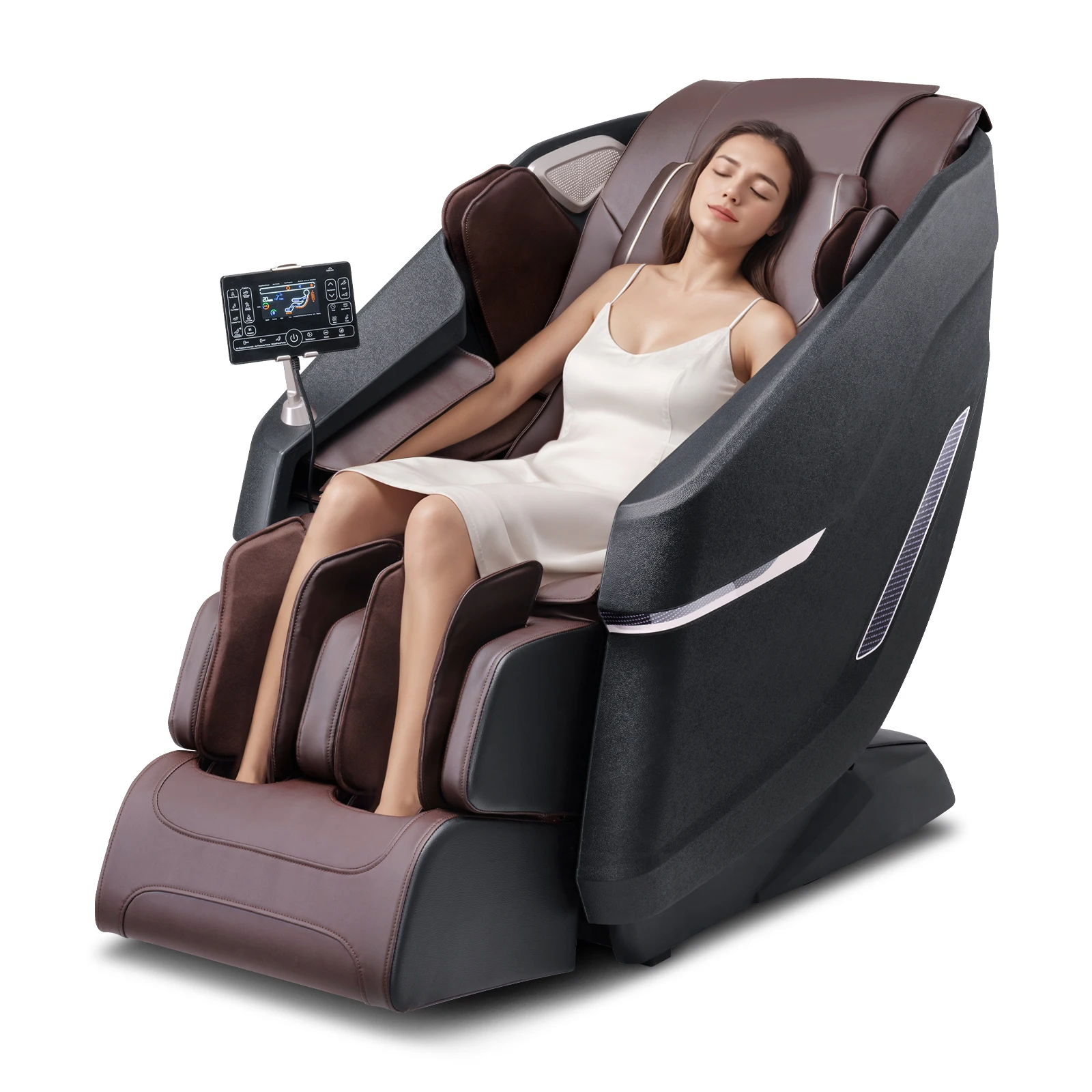 VEVOR Massage Chair w/Flexible SL Rail, 3D Full Body Shiatsu Massager, Zero Gravity,10 to 18 Automatic Modes,Heating,Air Cushion