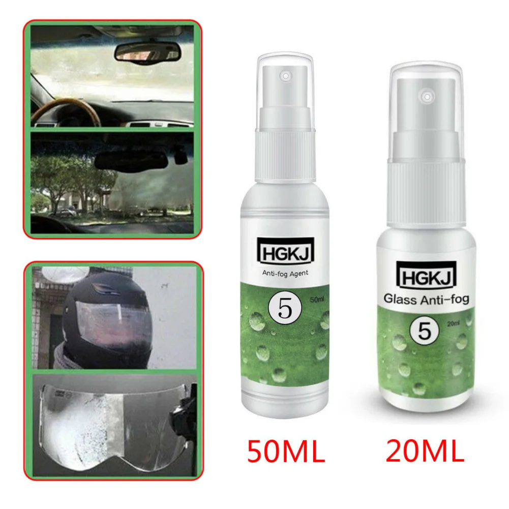 HGKJ-5 Car Care Anti-Fog Agent Glass Windshield Spray Waterproof Anti-fogging Agent Protection Coating Car Care 20/50ml