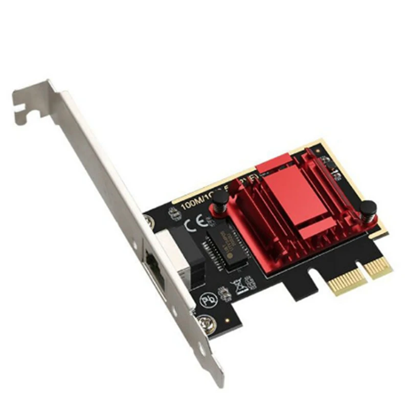 2.5G PCI-E To RJ45 Network Card Wifi Receiver Gigabit Diskless Network Card Ethernet 2500Mbps 2.5Gbps For PC