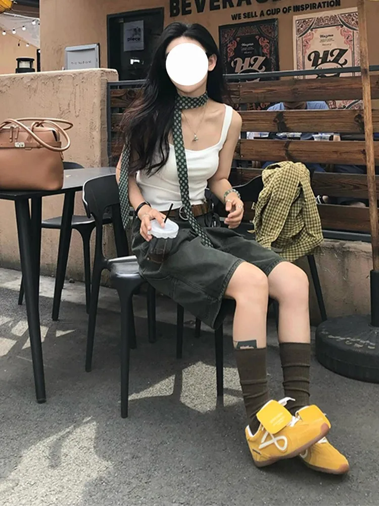 กางเกงยุทธวิธีสไตล์ทหารอเมริกันสำหรับผู้หญิง หลายแบบ 5 ชิ้น ชุดฤดูใบไม้ร่วง-ฤดูหนาว ทรงเข้ารูป ใช้งานได้หลากหลาย