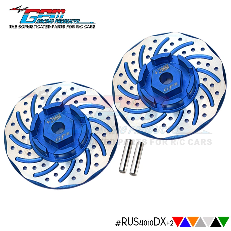 

GPM Aluminum+2Mm Hex With Brake Disk With Silver Lining For TRAXXAS 1/10 Rustler