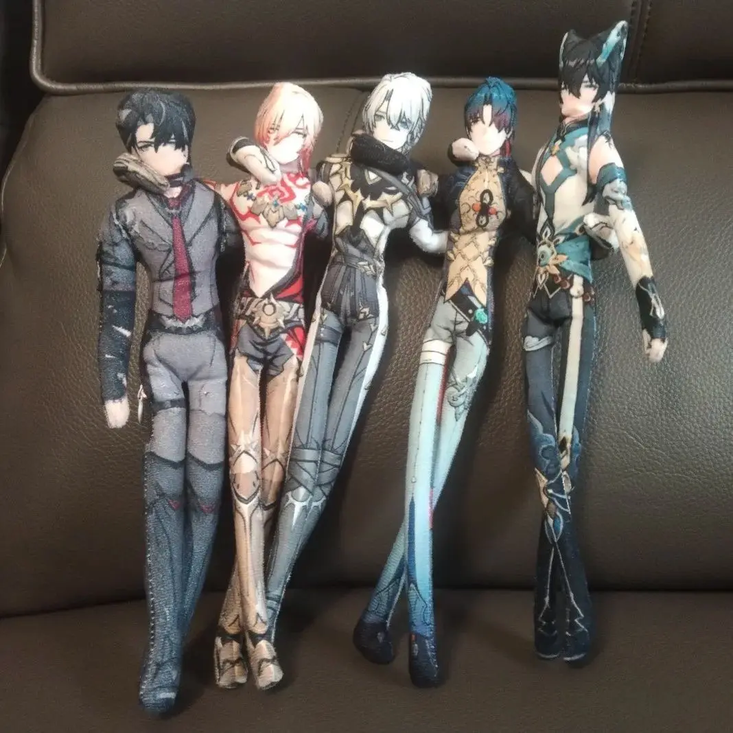 アニメコスプレぬいぐるみ ホンカイ：スターレイル ワイヤー骨格で可動する抽象的な細長いねじれる形のおもちゃ ハロウィン