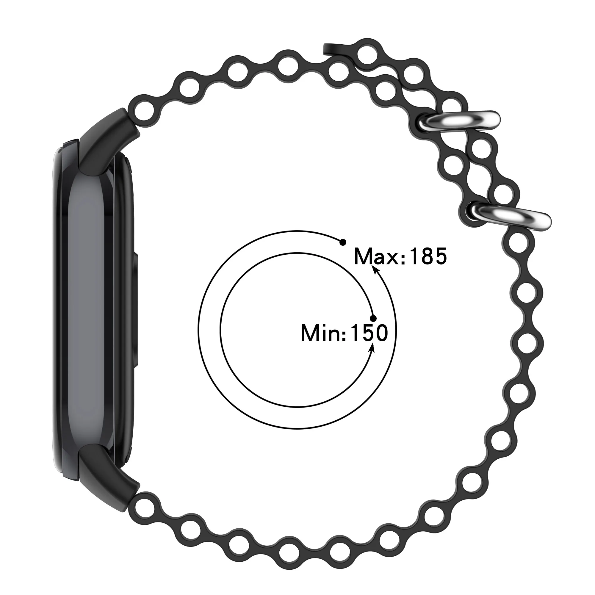 Bracelet en silicone pour Xiaomi Mi Band 8 9 Bracelet de displacement accenture de montre intelligenteaccessories de sport