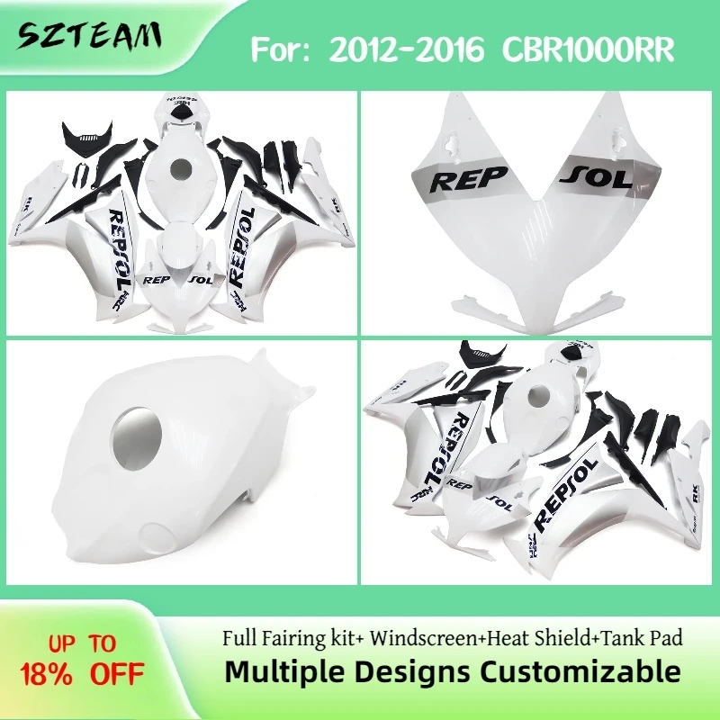 

Комплект обтекателей для мотоцикла Honda CBR1000RR 2012-2016, простая установка, для спортивного мотоцикла CBR 1000RR 12-16 Pro