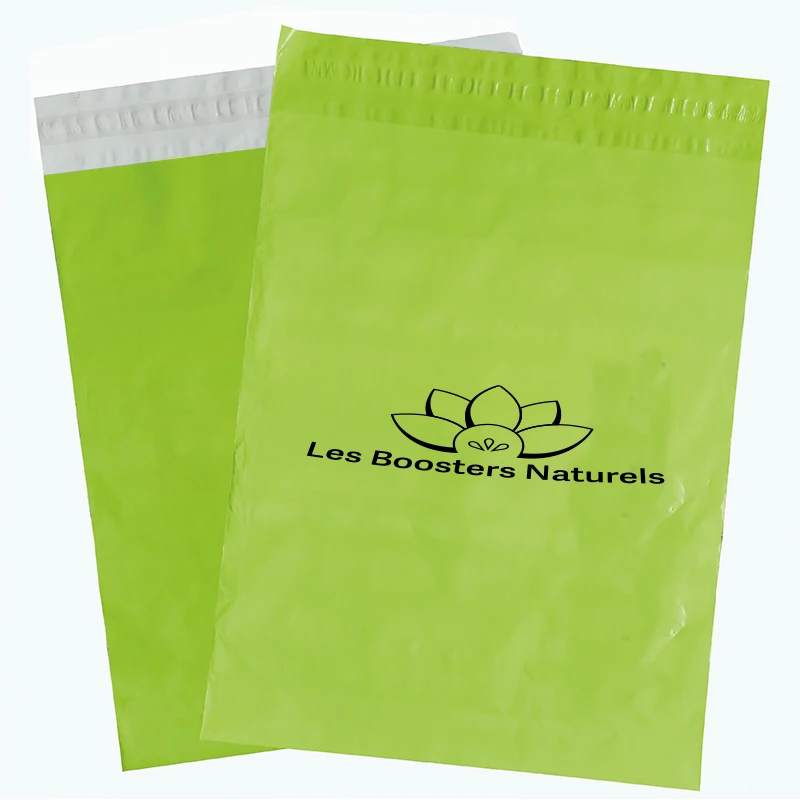 Green Mailing Bags To Pack Products Shipping 25x30cm 100 Poly Mailer Courier Custom packaging Logo Letter Set Envelope Sending