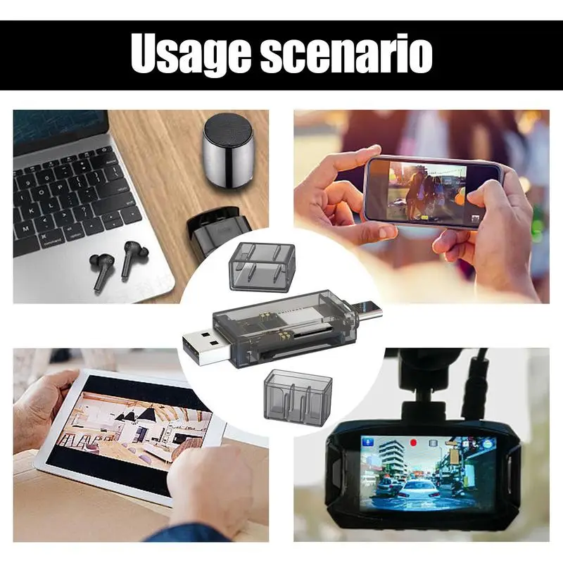 Computer cellulare Dual Use Typec multifunzionale All InOne OTG Card Reader Mini TF Camera SDCard 3.0 Memory Card