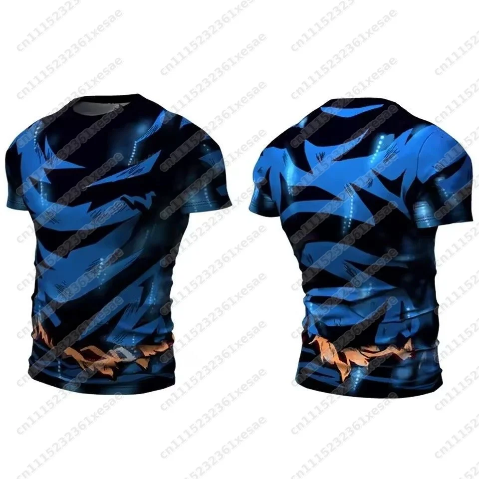 2026 Dragon Ball Super Football Shirt, Anime 3D Printed Short Sleeve, Breathable Quick Drying Sports T-shirt, Family Style4