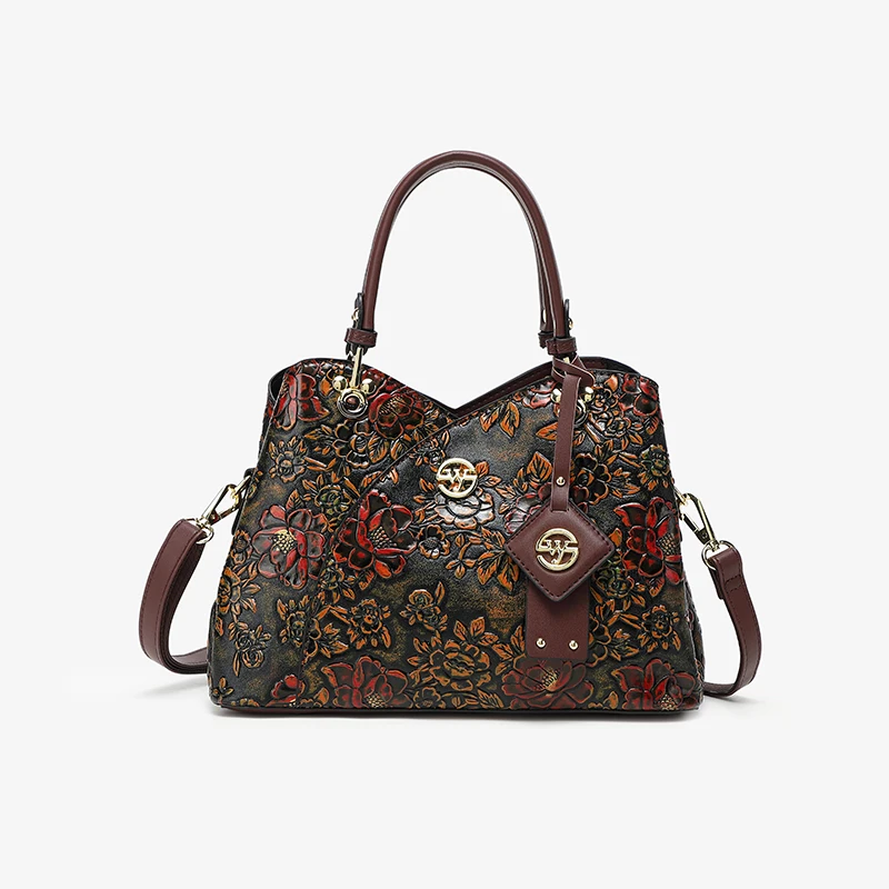 

A trendy, retro, light luxury, large-capacity women's bag with a high-end feel, a bag for middle-aged ladies