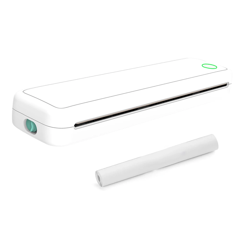 Printer Perjalanan Seluler Nirkabel dengan Kertas Cetak BT Thermal A4 Printer Seluler Pembuat Pencetakan Dokumen Perjalanan dan Penggunaan Pekerjaan Rumah