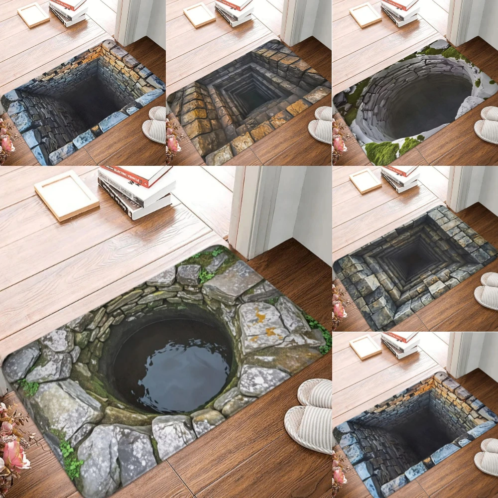 Cave Scenery Pattern Doormat Welcome Rug Home Decor Rug Bedroom Living Room Entrance Rugs Kitchen Door Nonslip Area Foot Mats