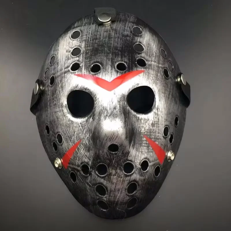حفلة الهالوين تأثيري فيلم الهوكي قناع جيسون فورهيس الجمعة 13th الرعب قناع مخيف للكبار الرجال هدية قناع تنكر
