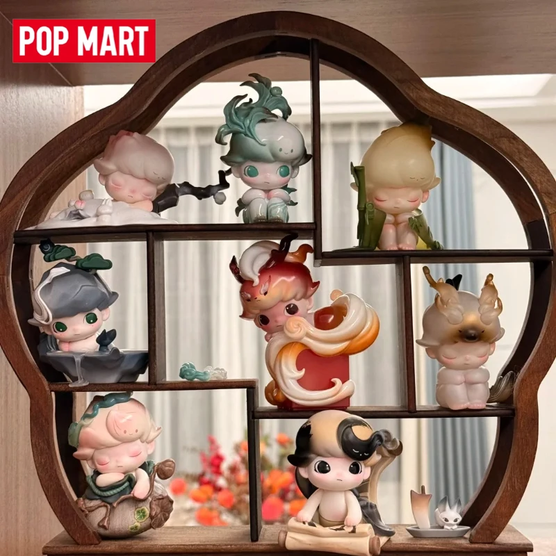 

Genuine POPMART Dimoo Stories in The Cup Series Blind Box Chinese Ancient Style Characteristics Trendy Toy Lucky Gift