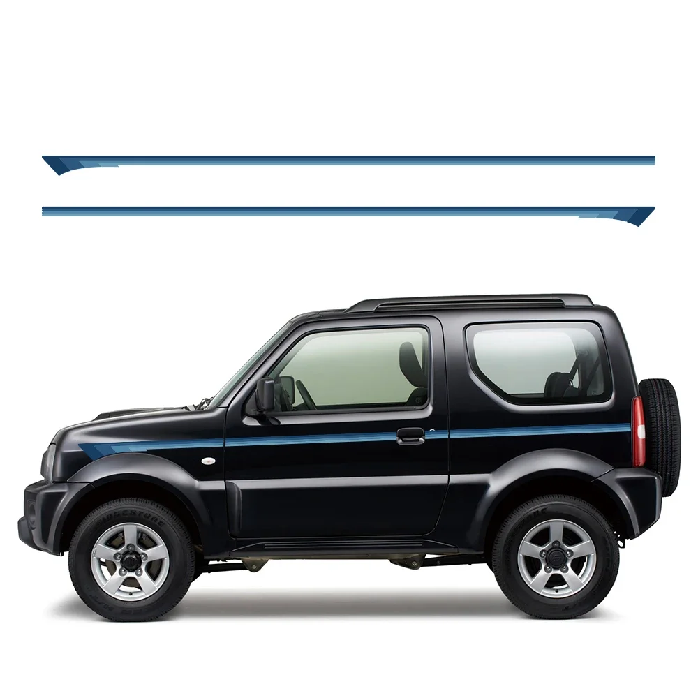 For SUZUKI JIMNY JB74W JB64W Car Door Side Stickers Auto Boby Stripe Decal Kit Waterproof Vinyl Film Car Accessories Exterior