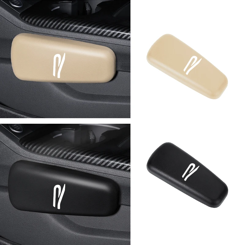 وسادة ركبة جلدية للسيارة داخل وسادة مريحة ومرنة لسيارة VW R Tiguan CC Jetta Polo Golf Passat Scirocco Touareg #3