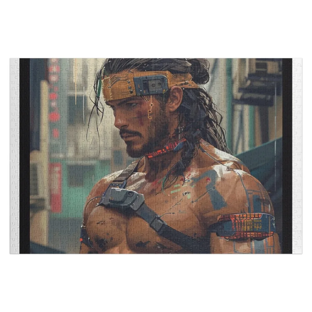 

Деревянный пазл «Киберпанк-воин»: животные, деревянные фигурки, персонализированные подарки для взрослых, игрушки для детей, пазлы