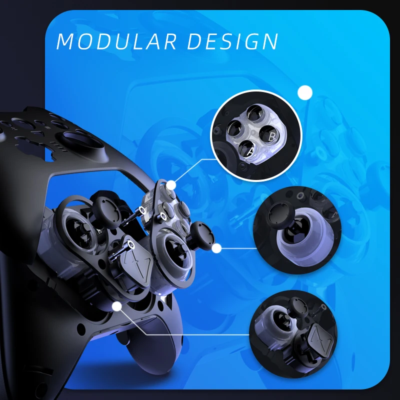 Zd O+Ausgezeichneter Gaming-Controller Elite Modular Sensory Rgb Switch Telefon Bluetooth-Controller Ns Tablet Steam anpassbar