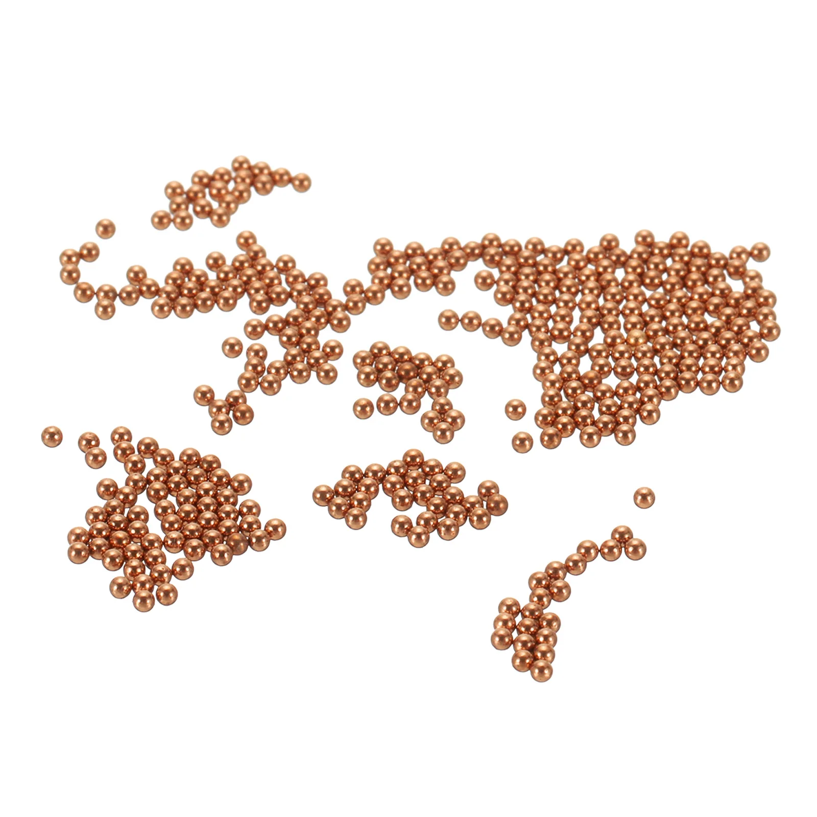 10-400Pcs Precision Solid Copper Bearing Balls 1-12mm Pure Copper Ball Spheres for Machinery Automotive and DIY (T2 Copper)