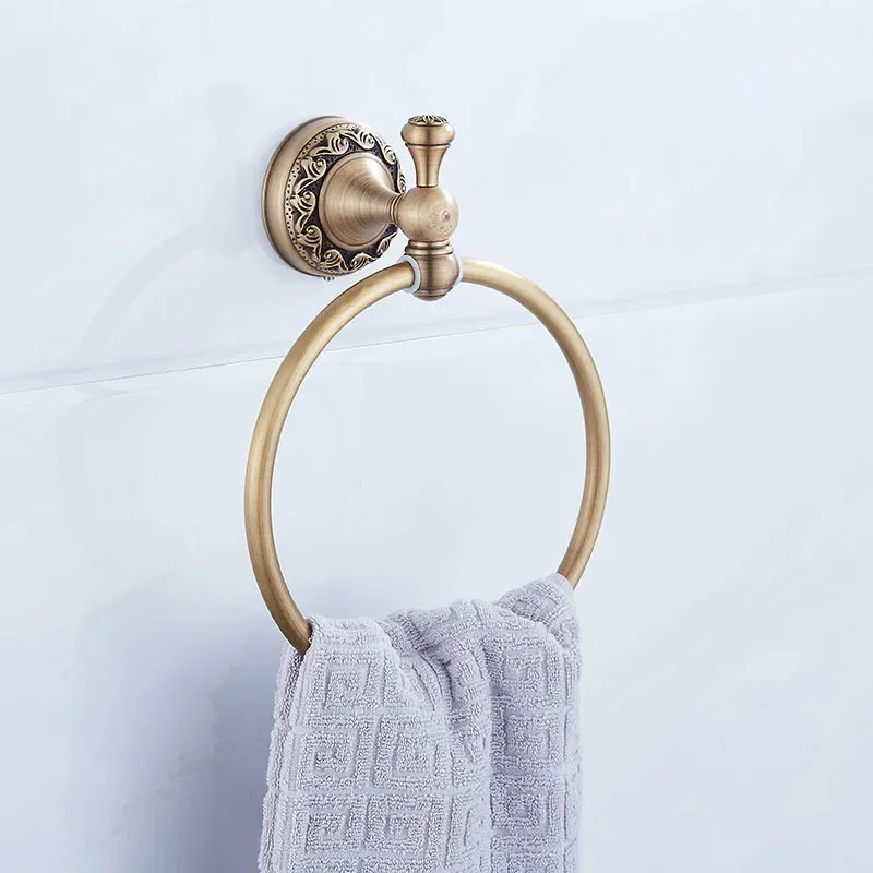 Brass Bathroom Series Modern Bath AccessoriesTowel Ring Toilet Paper Holder Cup Holder Robe Hook Towel Bar Bathroom Hardware Set