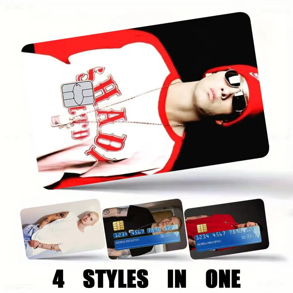 Singer Eminem-ES Cool-l Credit Card HD Stickers Premium matte film effectively prevents fingerprints and daily abrasion.