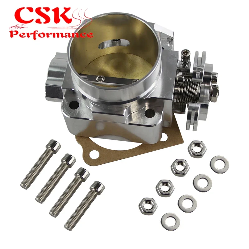 Throttle Body Performance 70mm Fits For Mitsubishi Lancer Evolution EVO IV V VI Eclipse DSM 4G63 1996-1999