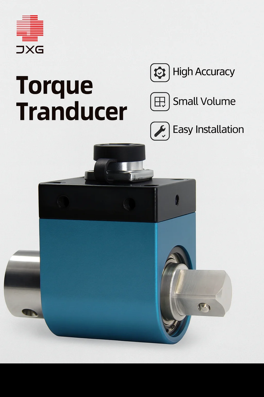 High Precision Small Strain Type Torque Sensor Load Cell for Motor Rotation Test Benches