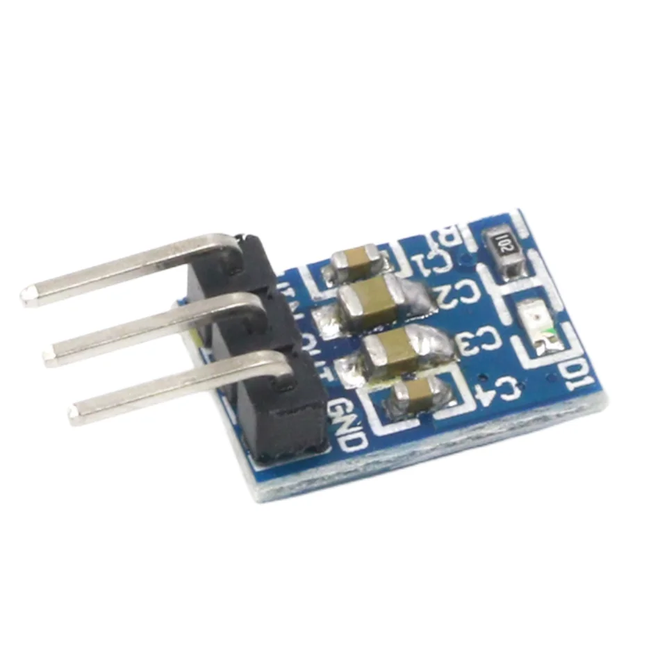 10pcs 5V To 3.3V DC-DC Step Down Power Supply Buck Module AMS1117 800MA Automatic Adjustable Boost Board Start Limit Voltage