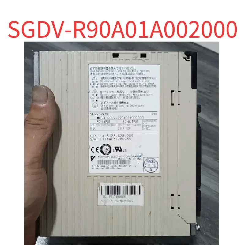 Second-hand 100W drive SGDV-R90A01A002000 Test OK