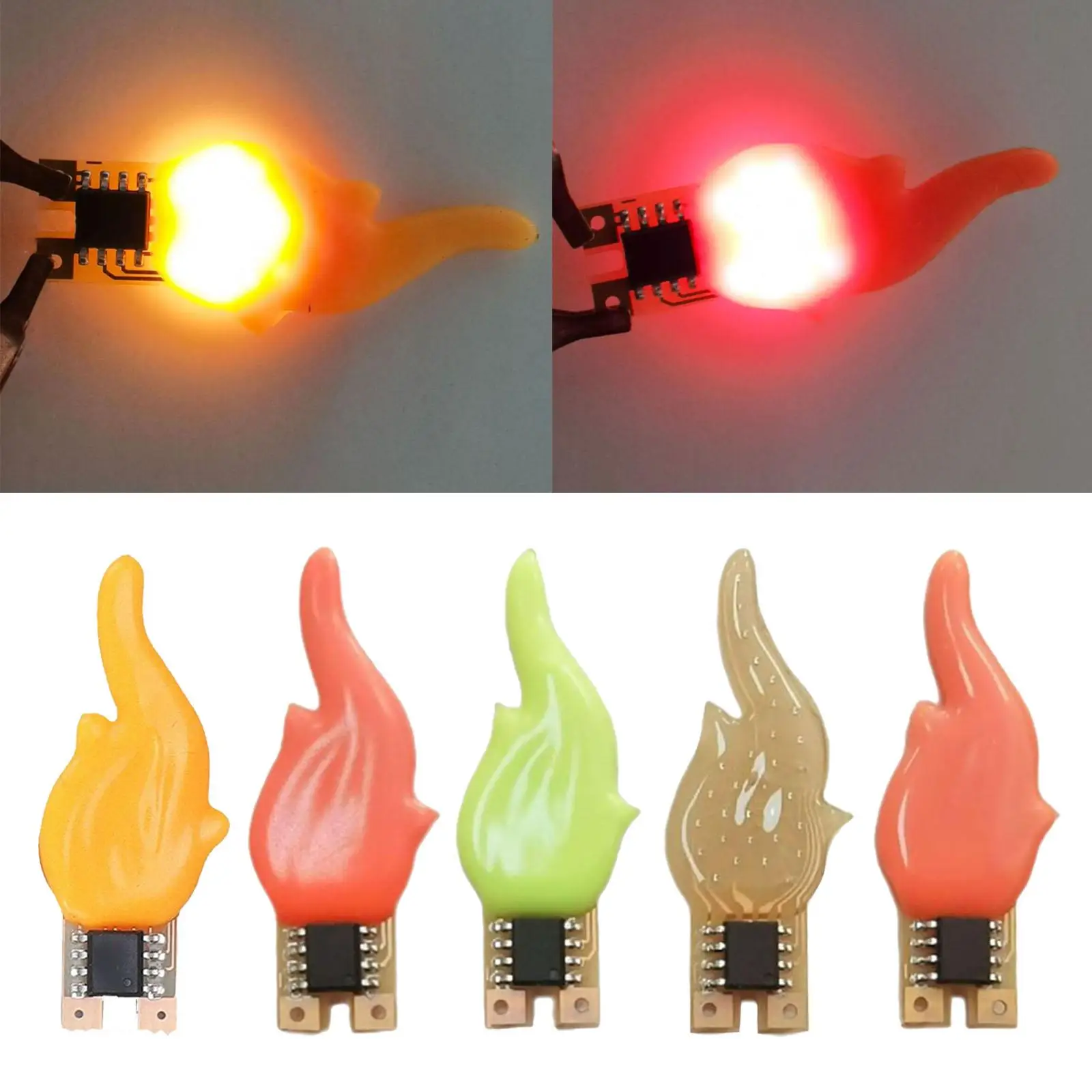 Flame Lights Mini Decorative Practical Multiuse Night Light Candelabra Lamps