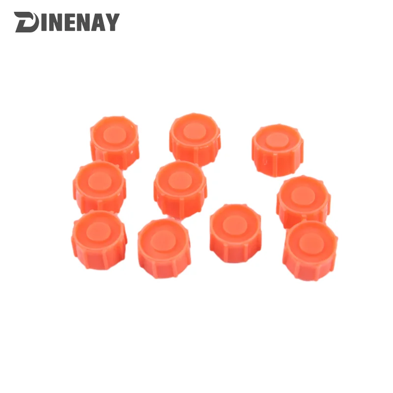 10pcs Syringe Stop Tip Cap Luer Lock Syringe screw Precision Tips Liquid Dispenser Needles Gauge Round Plug cap