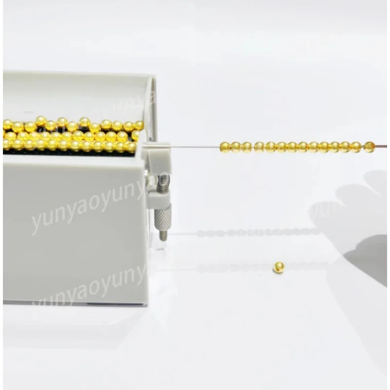 Automatic Crystal Beading Machine Adjustable Hole Length DIY Jewelry Bracelet Necklace Beading Making Tool