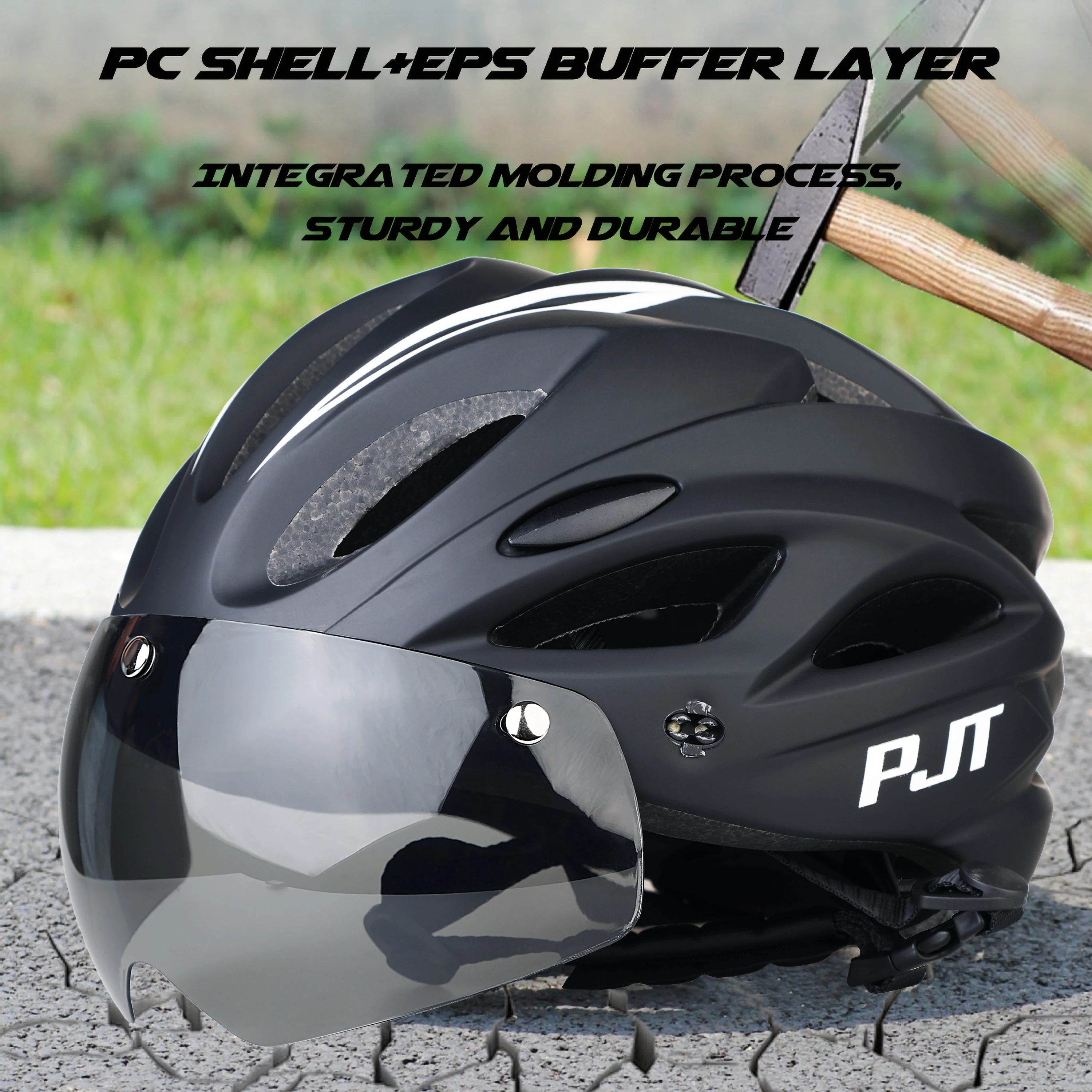 PJT Bicycle Helmet 4 In 1 With - Mountain Biking Equipment ulasan dan harga