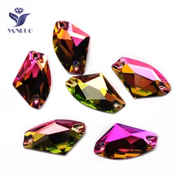 YANRUO 3256 All Sizes VM Galactic Beauty Rhinestone Sew On Crystal Flatback Strass Glass Stones For Jewelry